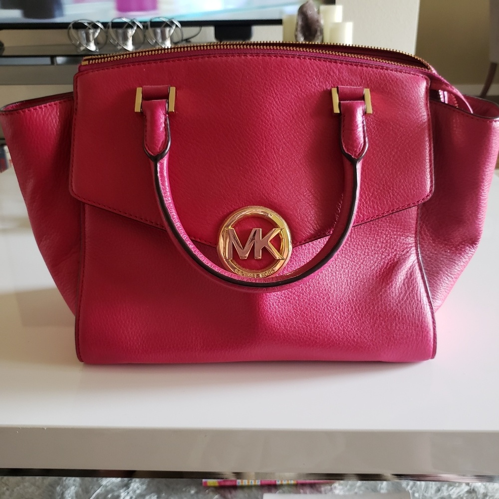 Pink Michael Kors handbag